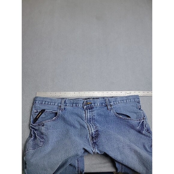Ariat M4 Rebar Jeans Mens 42 43x30 Baggy Boot High Stretch Western Distressed - Picture 7 of 16